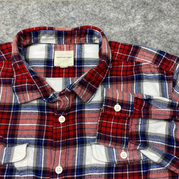 American Eagle Flannel Shirt Mens Xxxl 